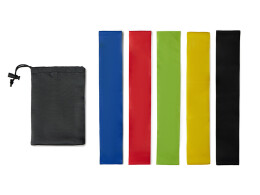 Noname Набор спортивных резинок Crane, черный