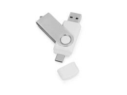 Noname USB3.0/USB Type-C флешка на 16 Гб «Квебек C», белый