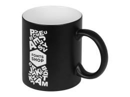 Noname Кружка с покрытием для гравировки «Subcolor BLK», черный/белый