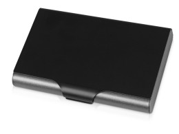 Noname Набор «Slip»: визитница, держатель для телефона, серый/черный