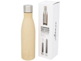 Avenue Бутылка Vasa с вакуумной изоляцией и покрытием под дерево, коричневый