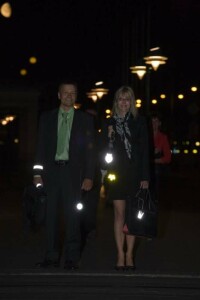 Coreflect Пешеходный светоотражатель «Круг», синий