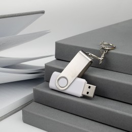 Разное Флешка Twist, белая, 8 Гб