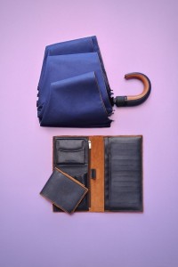 Matteo Tantini Складной зонт Palermo, темно-синий