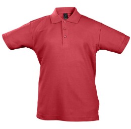 Sol's Рубашка поло детская Summer II Kids 170, красная