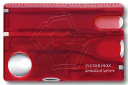 Victorinox Набор инструментов SwissCard Nailcare, красный