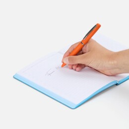 Open Ручка шариковая Bolt Soft Touch, оранжевая