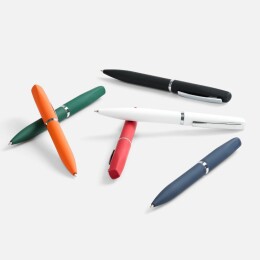 Open Ручка шариковая Bolt Soft Touch, оранжевая