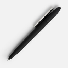 Prodir Ручка шариковая Prodir DS5 TRR-P Soft Touch, черная с белым