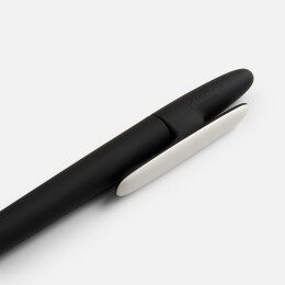 Prodir Ручка шариковая Prodir DS5 TRR-P Soft Touch, черная с белым