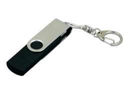 Noname USB/micro USB-флешка на 16 Гб с поворотным механизмом