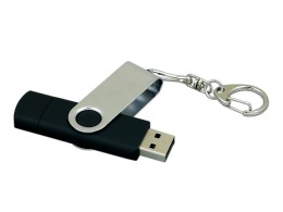 Noname USB/micro USB-флешка на 16 Гб с поворотным механизмом