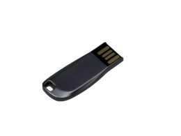 Noname USB-флешка на 16 Гб компактная с мини чипом и овальным отверстием