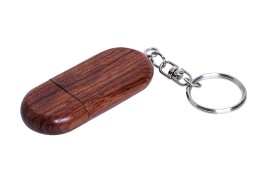 Noname USB-флешка на 32 Гб овальной формы и колпачком с магнитом