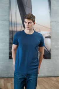 James Harvest Футболка мужская American U, светлый меланж