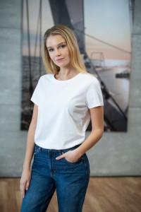 James Harvest Футболка женская Ladies American U, темно-синяя