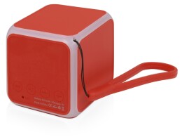Noname Портативная колонка «Cube» с подсветкой, красный