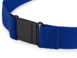 Noname Ланьярд с карабином и замком безопасного разрыва, синий