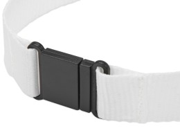 Noname Ланьярд с карабином и замком безопасного разрыва, белый