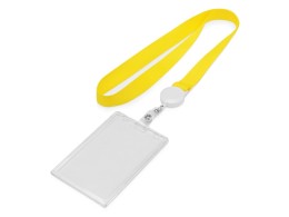 Noname Ланьярд с ретрактором, желтый