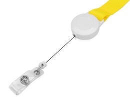 Noname Ланьярд с ретрактором, желтый