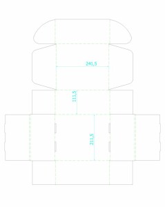 сделано в России Коробка Grande, крафт
