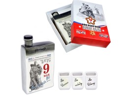 Noname Набор «День Победы»»: штоф Календарь 500 мл, 3 стопки