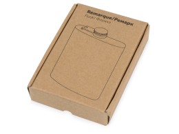Noname Фляжка 240 мл Remarque soft touch, 201 сталь, синий