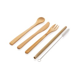 XD Collection Многоразовый эко-набор столовых приборов Bamboo