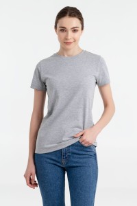 T-Bolka Футболка женская T-bolka Stretch Light Lady, серый меланж