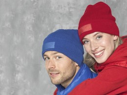 Noname Шапка Boreas с нашивками, красный