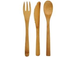Noname Набор столовых приборов Celuk из бамбука, натуральный