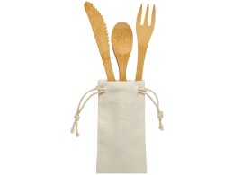 Noname Набор столовых приборов Celuk из бамбука, натуральный