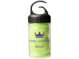 Noname Охлаждающее полотенце Remy в ПЭТ-контейнере, лайм