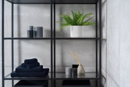 сделано в России Полотенце отельное For Rooms, большое, черное