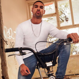 Textile Футболка мужская SUPER PREMIUM LONG SLEEVE 190