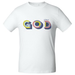 CoolColor Футболка мужская «Новый GOD», белая