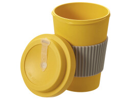 Noname Термокружка "Muffin" из натуральных волокон, желтый