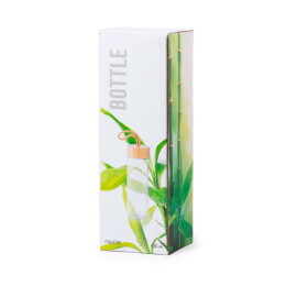 Happy gifts Бутылка для воды "Simple", 19 см, бамбук, стекло