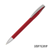 Ручка шариковая COBRA SOFTGRIP MM красный