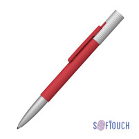 Ручка шариковая "Clas", покрытие soft touch красный