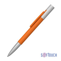 Ручка шариковая "Clas", покрытие soft touch оранжевый