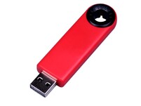 USB 2.0- флешка промо на 8 Гб прямоугольной формы, выдвижной механизм