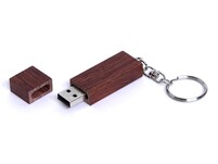 USB 2.0- флешка на 4 Гб прямоугольная форма, колпачок с магнитом