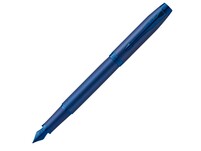 Перьевая ручка Parker IM Monochrome Blue, перо:F, цвет чернил: blue, в подарочной упаковке.