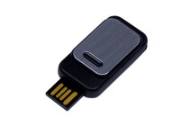 USB 2.0- флешка промо на 8 Гб прямоугольной формы, выдвижной механизм