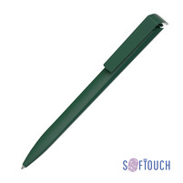 Ручка шариковая TRIAS SOFTTOUCH темно-зеленый