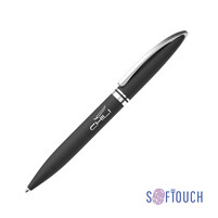 Ручка шариковая "Rocket", покрытие soft touch черный