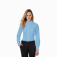 Рубашка женская с длинным рукавом Smart LSL/women корпоративный голубой L