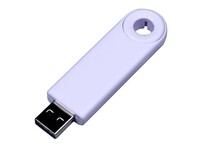 USB 2.0- флешка промо на 4 Гб прямоугольной формы, выдвижной механизм